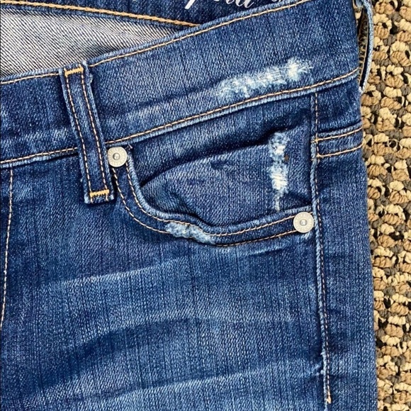 7 FAM Josefina Skinny Cropped Boyfriend Jeans 24 - Picture 3 of 9